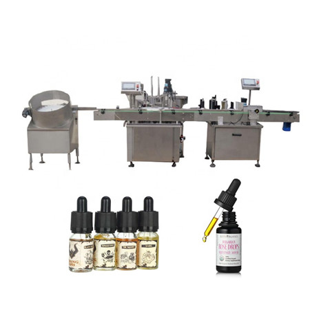 Customized 10ml 60ml 120ml chubby gorilla bottle eliquid ejuice filling capping machine