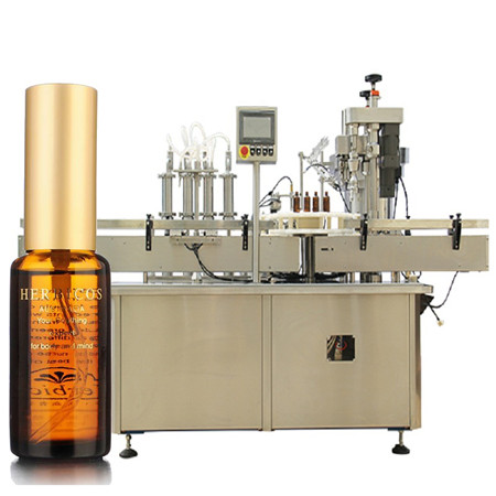 JB-YX8 Automatic e-cigarette bottle filling line hemp oil vape liquid bottling machine